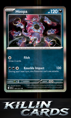 Hoopa 141/217 Pokemon Rare ME: Ascended Heroes Card NM