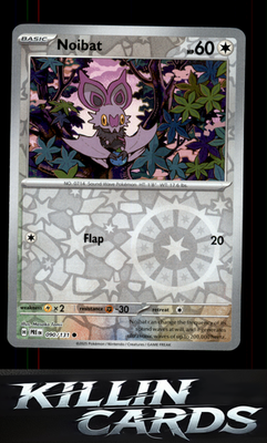 Reverse Holofoil Noibat 090/131 Pokemon Common SV: Prismatic Evolutions Card NM