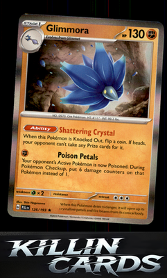 Glimmora 126/193 Pokemon Rare SV02: Paldea Evolved Card NM