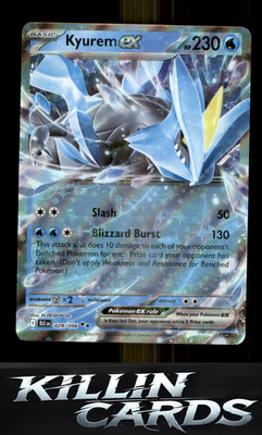 Kyurem ex 028/086 Pokemon Double Rare SV: Black Bolt Card NM