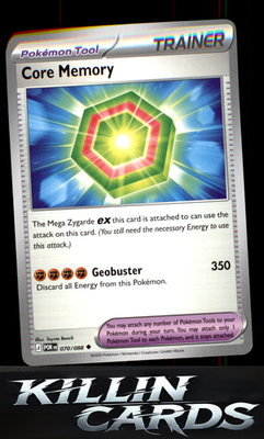 Core Memory 070/088 Pokemon Uncommon ME03: Perfect Order Card NM