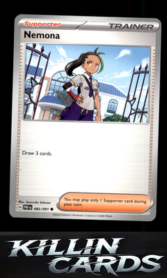 Nemona - 082/091 082/091 Pokemon Common SV: Paldean Fates Card NM
