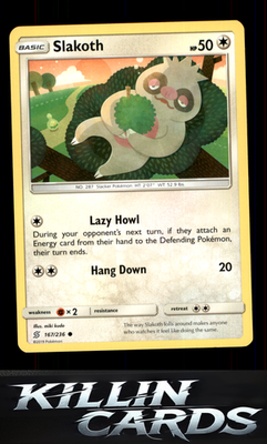 Slakoth (167) 167/236 Pokemon Common SM - Unified Minds Card NM