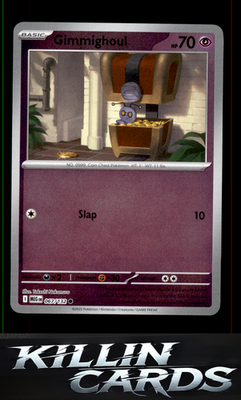 Reverse Holofoil Gimmighoul 067/132 Pokemon Common ME01: Mega Evolution Card NM