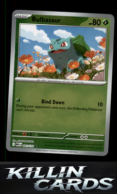 Reverse Holofoil Bulbasaur - 001/132 001/132 Pokemon Common ME01: Mega Evolution
