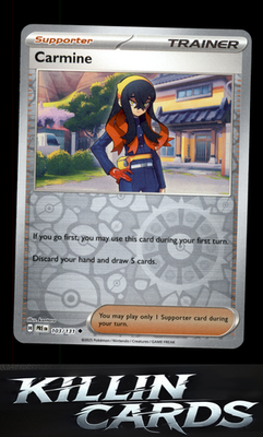 Reverse Holofoil Carmine 103/131 Pokemon Uncommon SV: Prismatic Evolutions Card