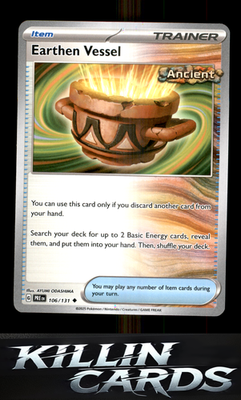 Earthen Vessel 106/131 Pokemon Uncommon SV: Prismatic Evolutions Card NM