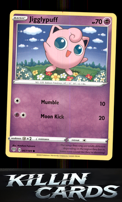 Jigglypuff 067/189 Pokemon Common SWSH03: Darkness Ablaze Card NM