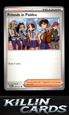 Friends in Paldea - 109/131 109/131 Pokemon Common SV: Prismatic Evolutions Card