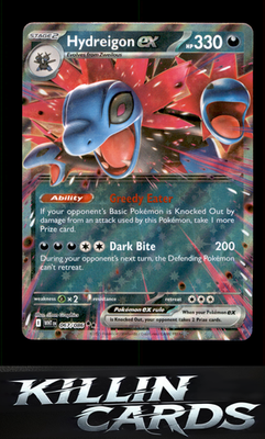 Hydreigon ex 067/086 Pokemon Double Rare SV: White Flare Card NM