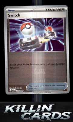 Reverse Holofoil Switch 130/132 Pokemon Common ME01: Mega Evolution Card NM
