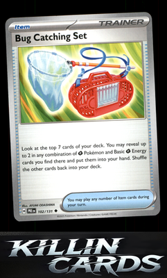 Bug Catching Set 102/131 Pokemon Uncommon SV: Prismatic Evolutions Card NM