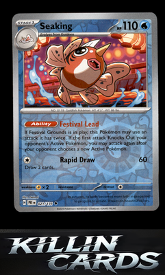 Reverse Holofoil Seaking 021/131 Pokemon Uncommon SV: Prismatic Evolutions Card