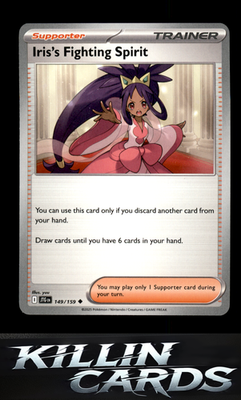 Iris's Fighting Spirit - 149/159 149/159 Pokemon Uncommon SV09: Journey Together