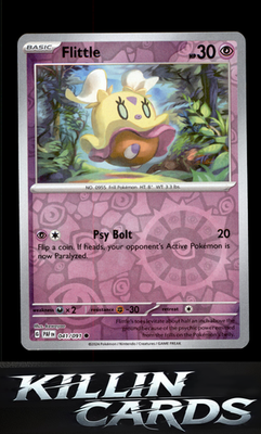 Reverse Holofoil Flittle - 041/091 041/091 Pokemon Common SV: Paldean Fates Card