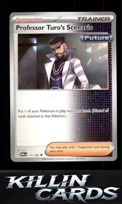 Professor Turo's Scenario 171/182 Pokemon Uncommon SV04: Paradox Rift Card NM