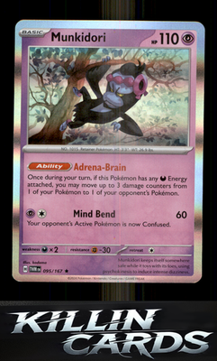 Munkidori 095/167 Pokemon Rare SV06: Twilight Masquerade Card NM