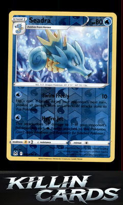 Reverse Holofoil Seadra 036/196 Pokemon Uncommon SWSH11: Lost Origin Card NM