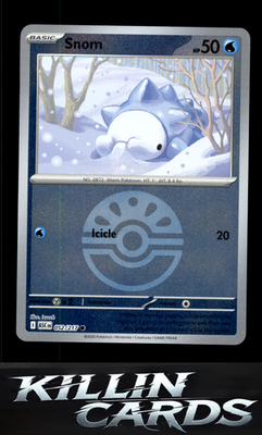Reverse Holofoil Snom (Friend Ball) 052/217 Pokemon Common ME: Ascended Heroes C