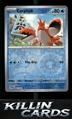 Reverse Holofoil Corphish 047/167 Pokemon Common SV06: Twilight Masquerade Card