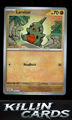 Larvitar 047/131 Pokemon Common SV: Prismatic Evolutions Card NM