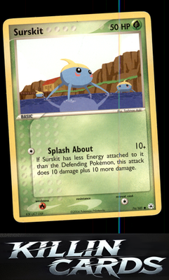 Surskit 76/101 Pokemon Common Hidden Legends Card LP