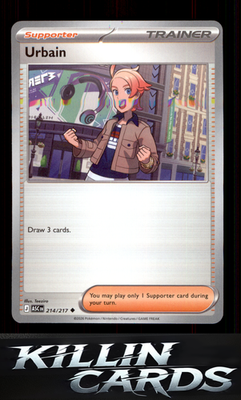 Urbain 214/217 Pokemon Uncommon ME: Ascended Heroes Card NM