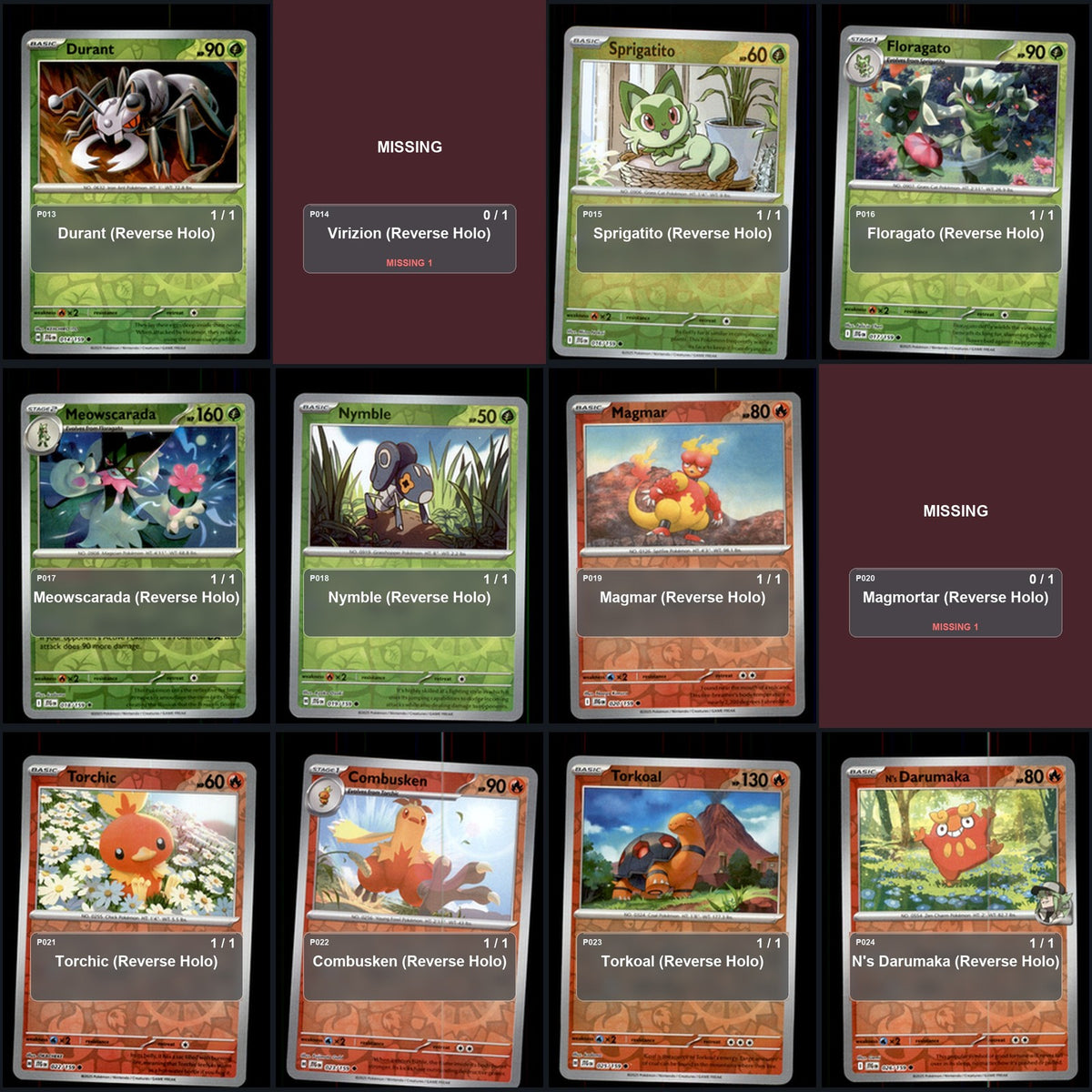 Pokemon TCG SV09: Journey Together Reverse Holo Master Set 115 Reverse Holo Card