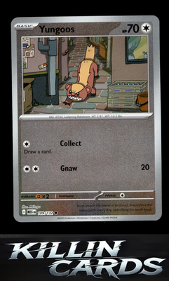 Reverse Holofoil Yungoos 109/132 Pokemon Common ME01: Mega Evolution Card NM