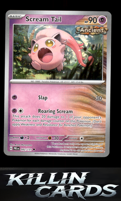 Scream Tail 042/131 Pokemon Uncommon SV: Prismatic Evolutions Card NM