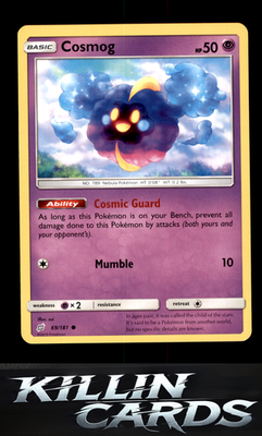 Cosmog 69/181 Pokemon Common SM - Team Up Card NM