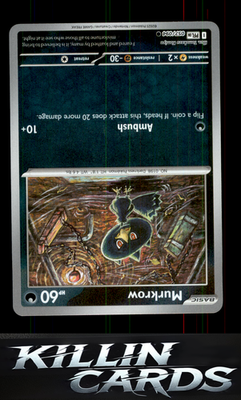 Reverse Holofoil Murkrow 057/094 Pokemon Common ME02: Phantasmal Flames Card NM