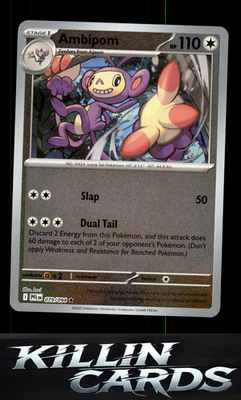 Reverse Holofoil Ambipom - 079/094 079/094 Pokemon Rare ME02: Phantasmal Flames