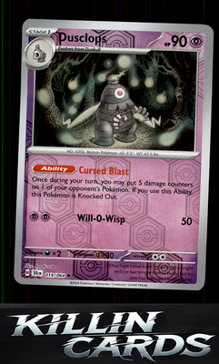 Reverse Holofoil Dusclops - 019/064 019/064 Pokemon Common SV: Shrouded Fable Ca