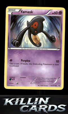 Yamask (44) 44/101 Pokemon Common Noble Victories Card NM
