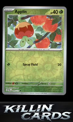 Applin 009/131 Pokemon Common SV: Prismatic Evolutions Card NM