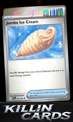Jumbo Ice Cream 091/094 Pokemon Uncommon ME02: Phantasmal Flames Card NM