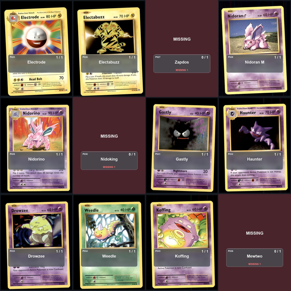 Pokemon TCG XY - Evolutions C/UC/R Standard Set 63 Cards