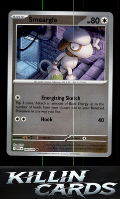 Reverse Holofoil Smeargle 080/094 Pokemon Common ME02: Phantasmal Flames Card NM