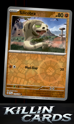 Reverse Holofoil Silicobra 119/198 Pokemon Common SV01: Scarlet & Violet Base Se