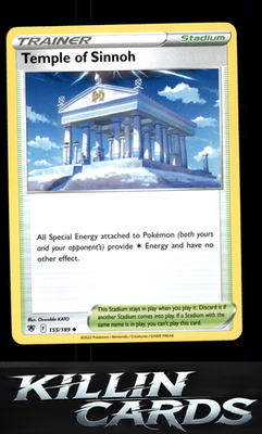 Temple of Sinnoh 155/189 Pokemon Uncommon SWSH10: Astral Radiance Card NM
