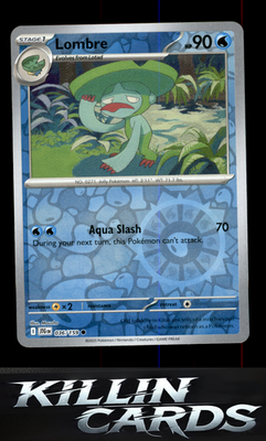 Reverse Holofoil Lombre 036/159 Pokemon Common SV09: Journey Together Card NM