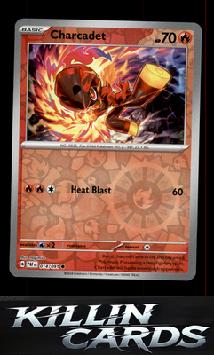 Reverse Holofoil Charcadet - 014/091 014/091 Pokemon Common SV: Paldean Fates Ca