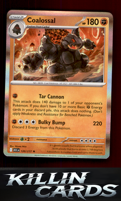 Coalossal 120/217 Pokemon Rare ME: Ascended Heroes Card NM