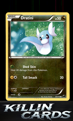 Dratini 81/116 Pokemon Common Plasma Freeze Card LP