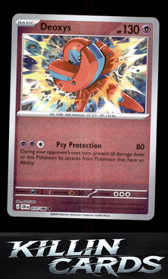 Reverse Holofoil Deoxys - 033/086 033/086 Pokemon Uncommon ME04: Chaos Rising Ca