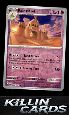 Reverse Holofoil Palossand 092/167 Pokemon Common SV06: Twilight Masquerade Card