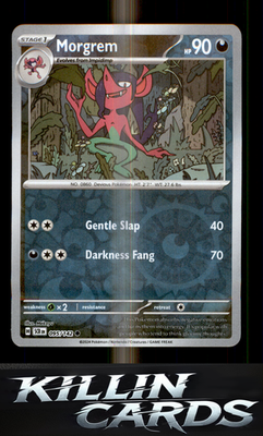 Reverse Holofoil Morgrem 095/142 Pokemon Common SV07: Stellar Crown Card NM
