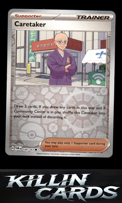Reverse Holofoil Caretaker - 144/167 144/167 Pokemon Common SV06: Twilight Masqu