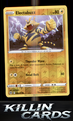 Reverse Holofoil Electabuzz 046/172 Pokemon Common SWSH09: Brilliant Stars Card
